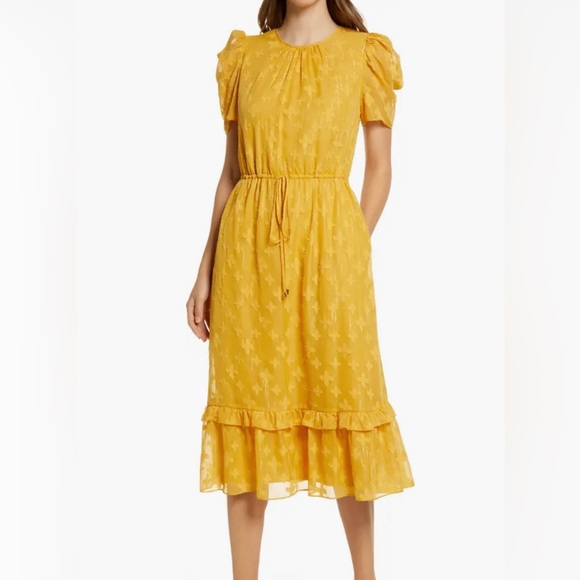 Julia Jordan Metallic Stripe Jacquard
A-Line Dress - Picture 1 of 10